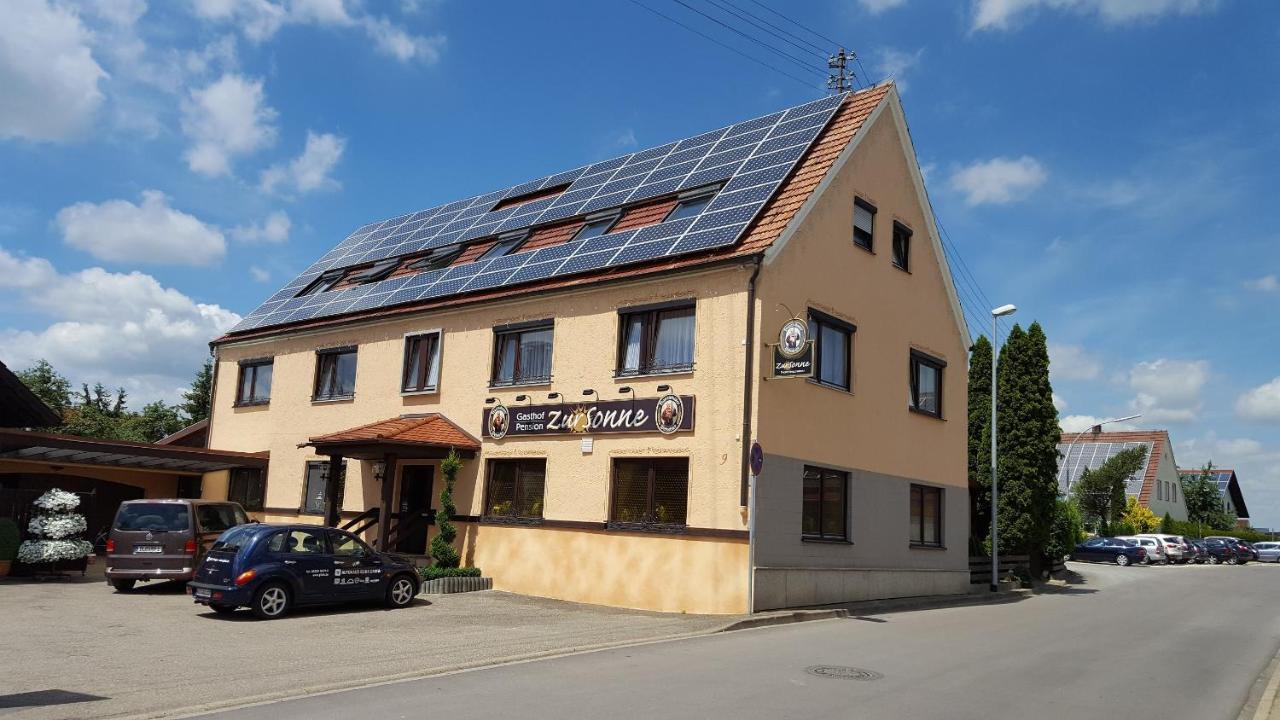 Landgasthof Zur Sonne Dillingen an der Donau Dış mekan fotoğraf